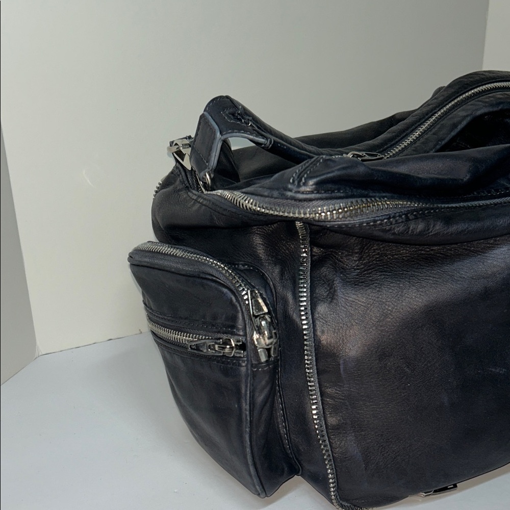Alexander Wang Black Leather Shoulder Bag - Picture 5 of 12